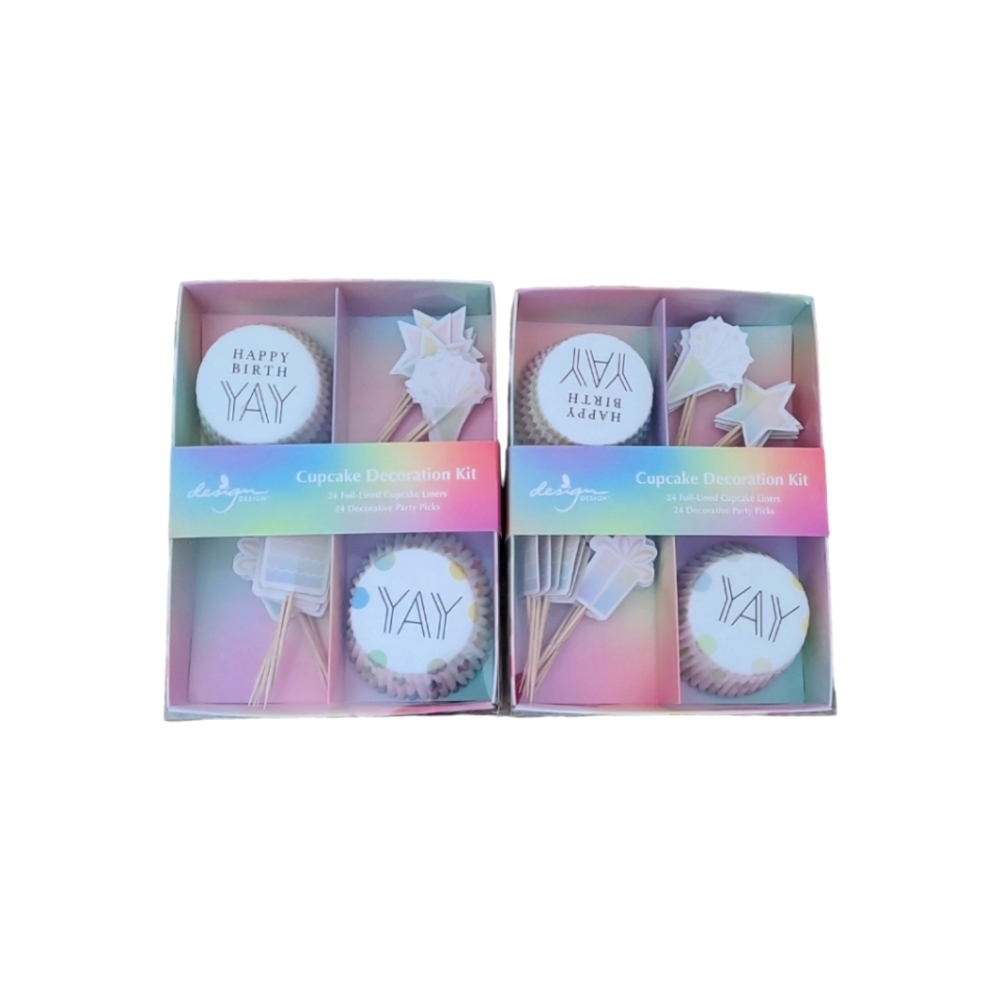Cupcake Decoration Kit (2 packages)